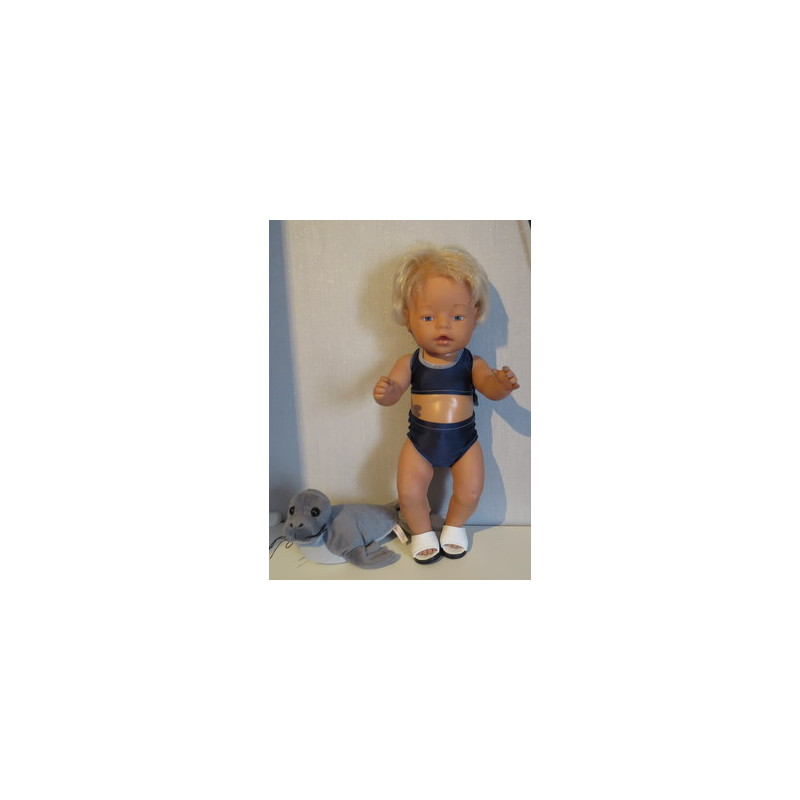 bikini blauw baby born 43cm