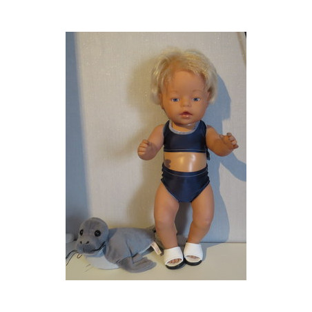 bikini blauw baby born 43cm