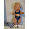 bikini blauw baby born 43cm