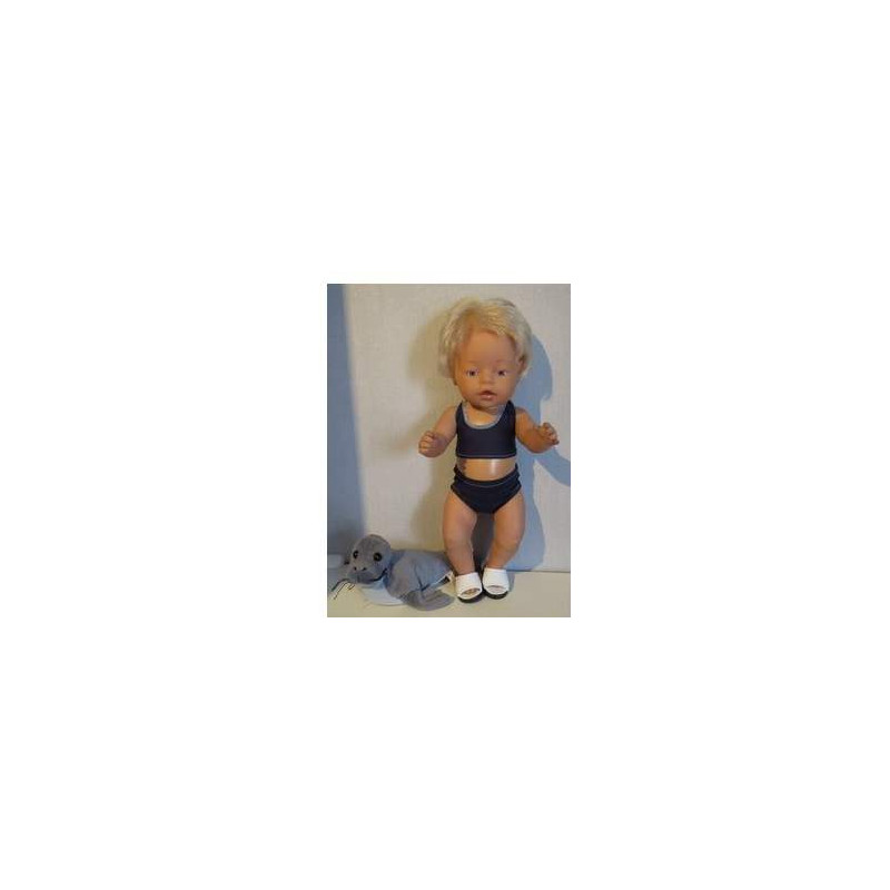 bikini donker paars baby born 43cm