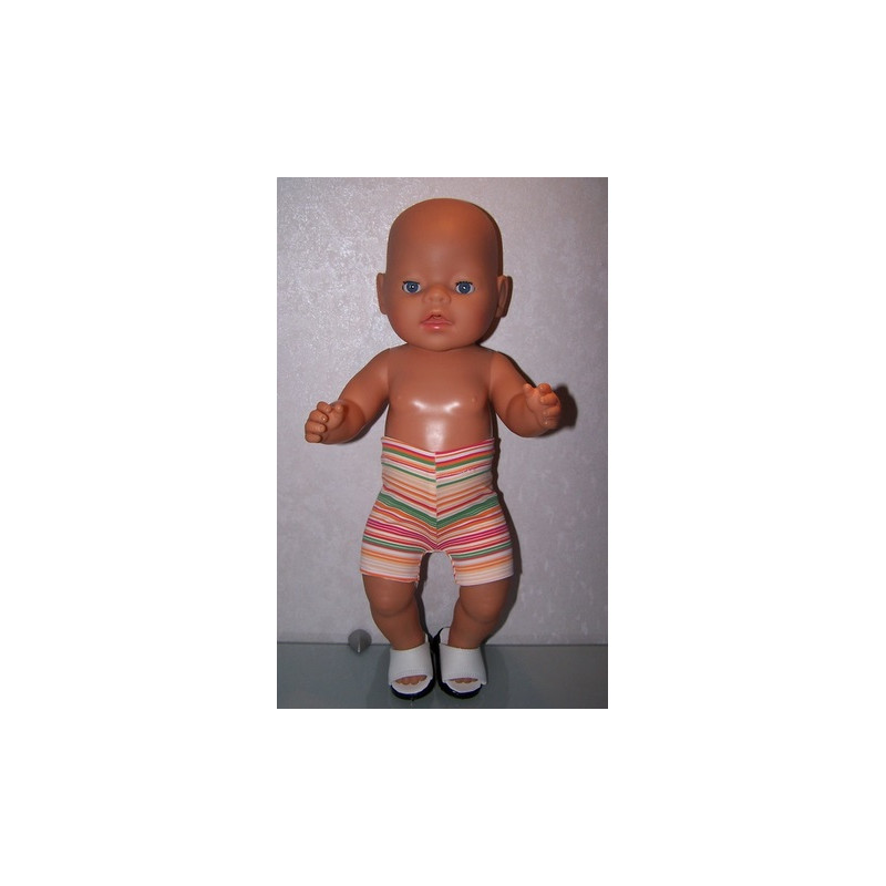 zwemboxer gestreept  baby born 43cm