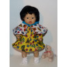 capejas chineese print  little baby born 32cm