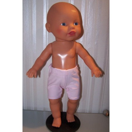 zwemboxer licht roze little baby born 32cm