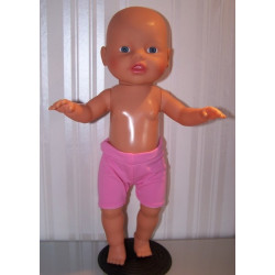 zwemboxer roze little baby born 32cm