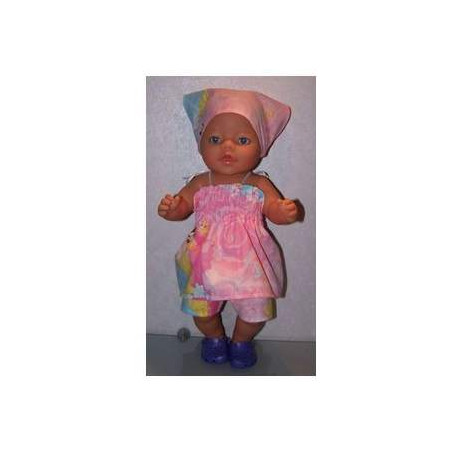 Voorwaardelijk Afkeer Elektricien smokjurk roze prinsessen setje baby born 43cm