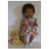 gehaakte jurk gekleurd baby born 43cm