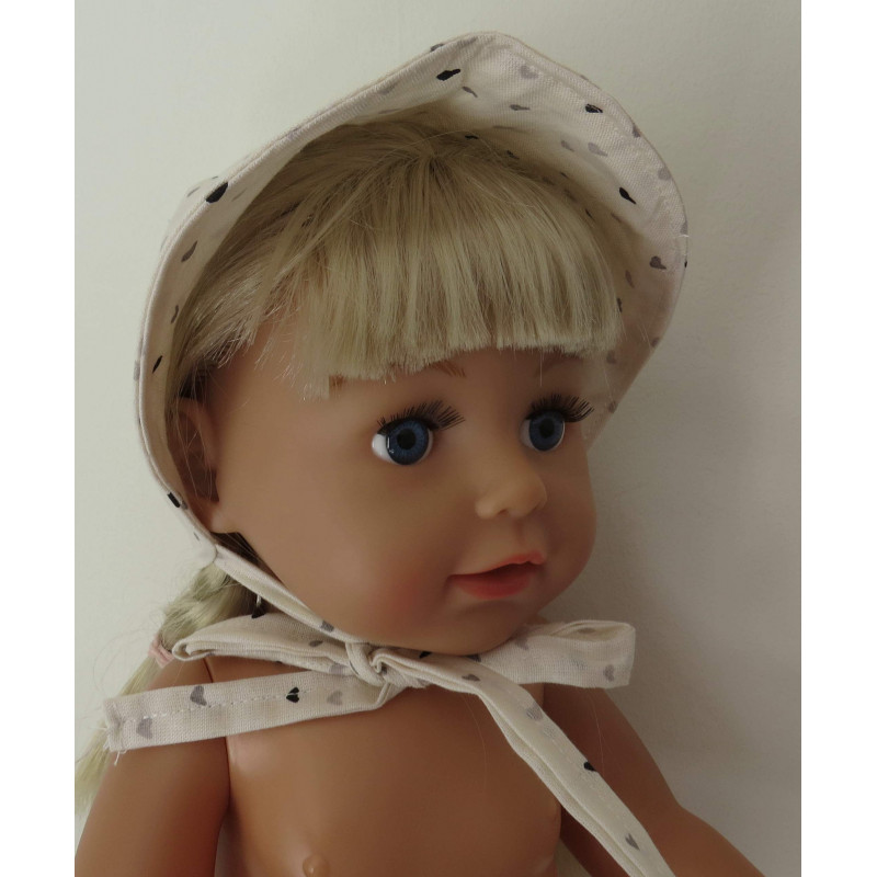 hoedje hartjes baby born 43cm